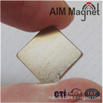Neodymium 1 inch x 1 inch x 1/4 inch Block Magnet